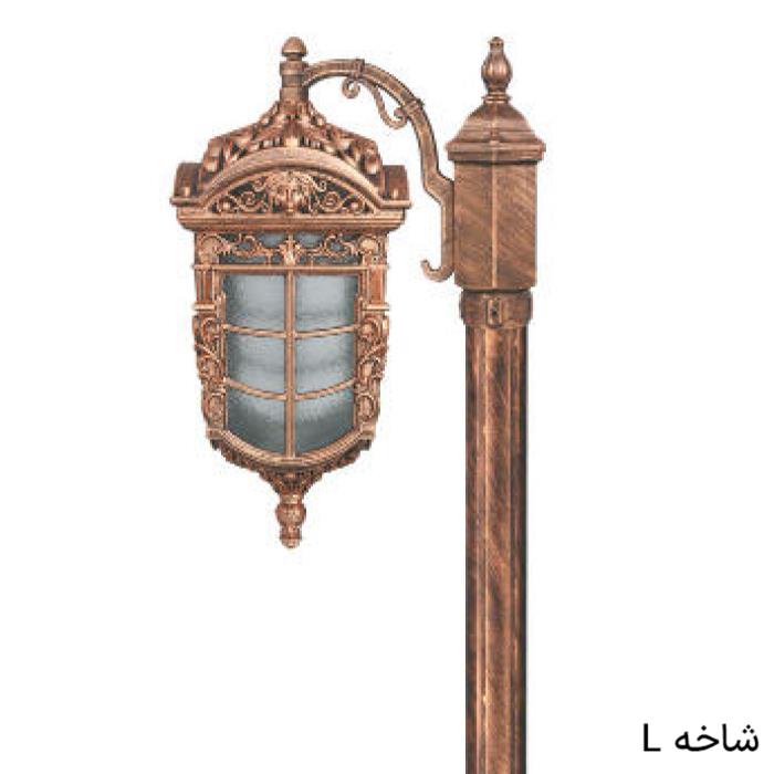 چراغ پارکی تکشاخه پادرا شرکت فام کد 8911D